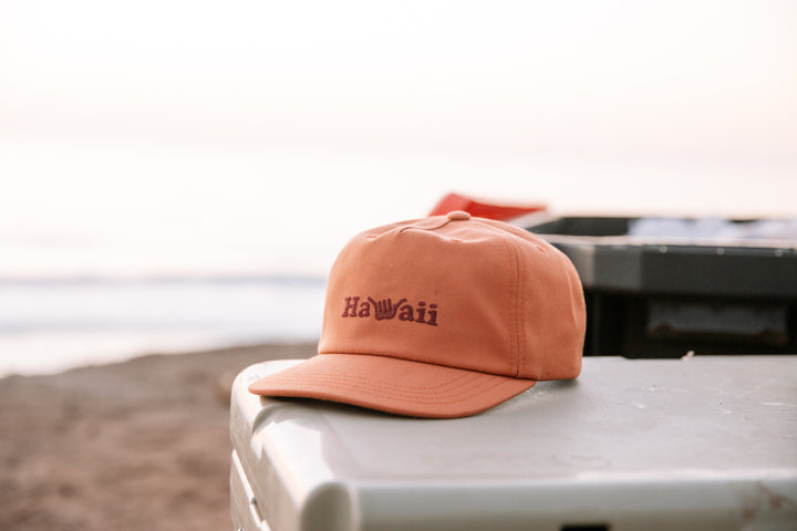 Hawaii Poly Cap - Tangerine - Hang Loose