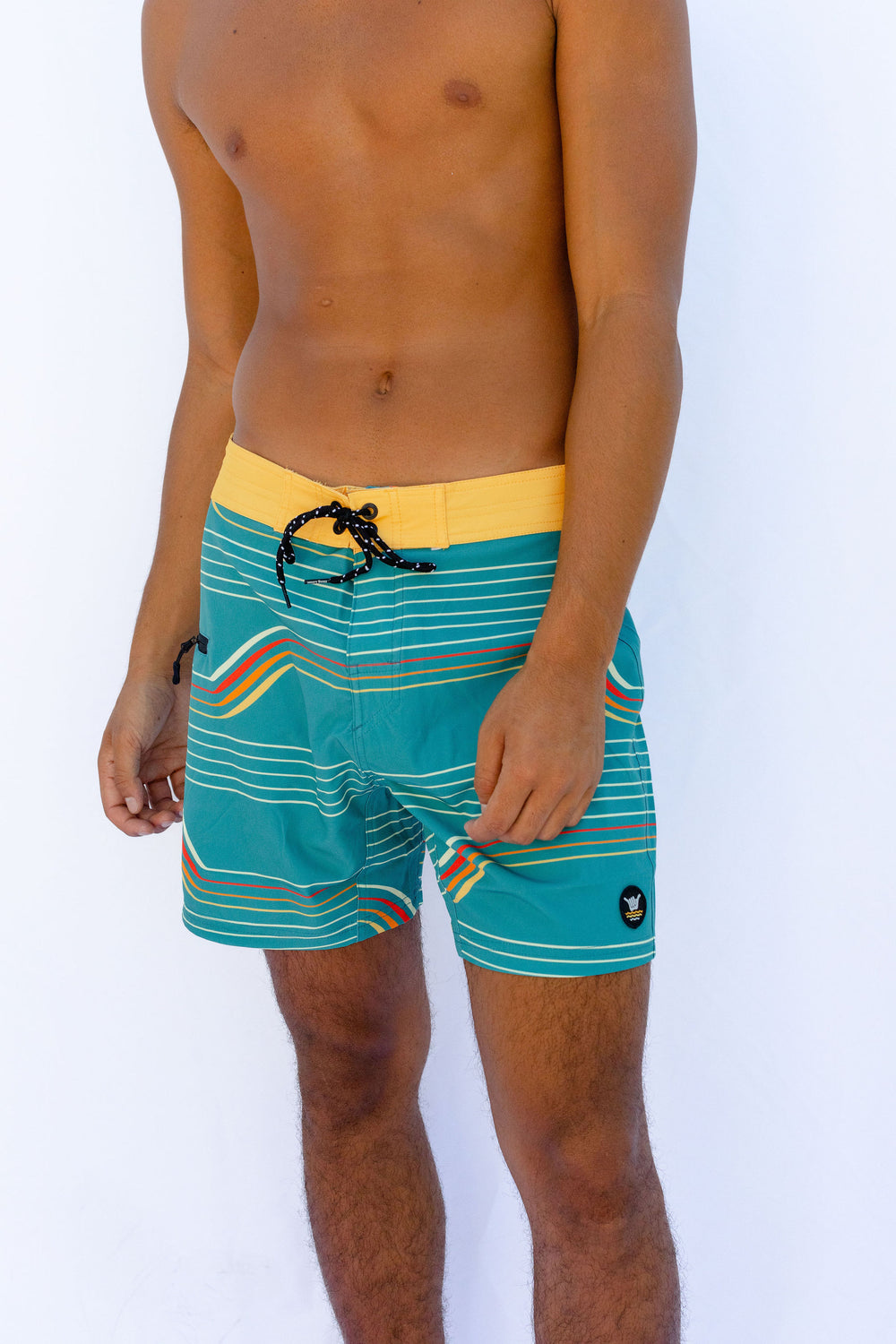 Rincon Boardshort  - Slate Yellow - Hang Loose