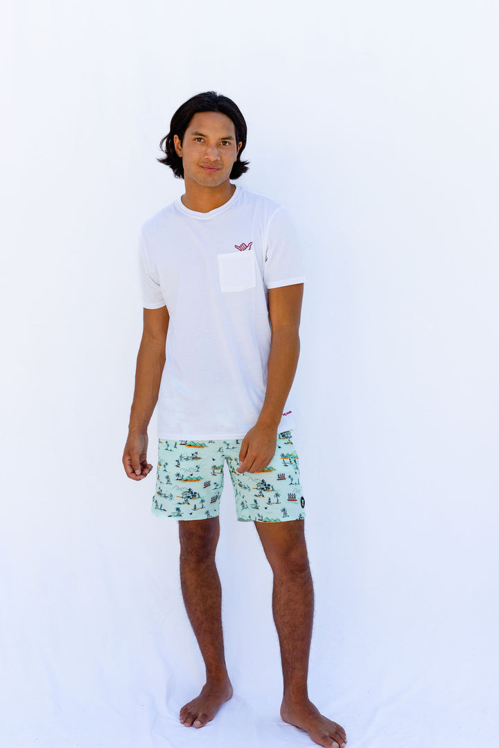 Share Aloha Boardshort  - Acqua