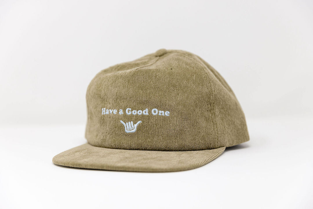 Good One Cord Cap - Dry Green