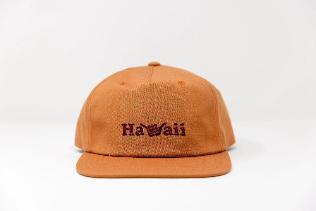 Hawaii Poly Cap - Tangerine - Hang Loose