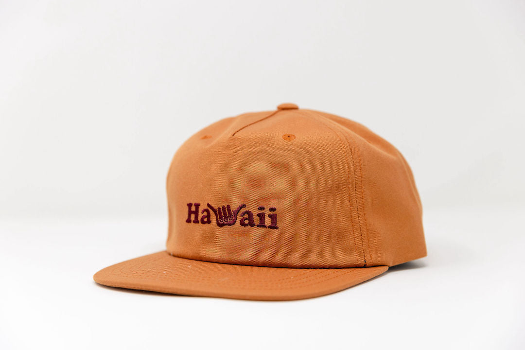 Hawaii Poly Cap - Tangerine - Hang Loose